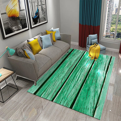 3D Wood Carpet for Bedroom  Kitchen Mat  Living Room  Absorbent Non-slip