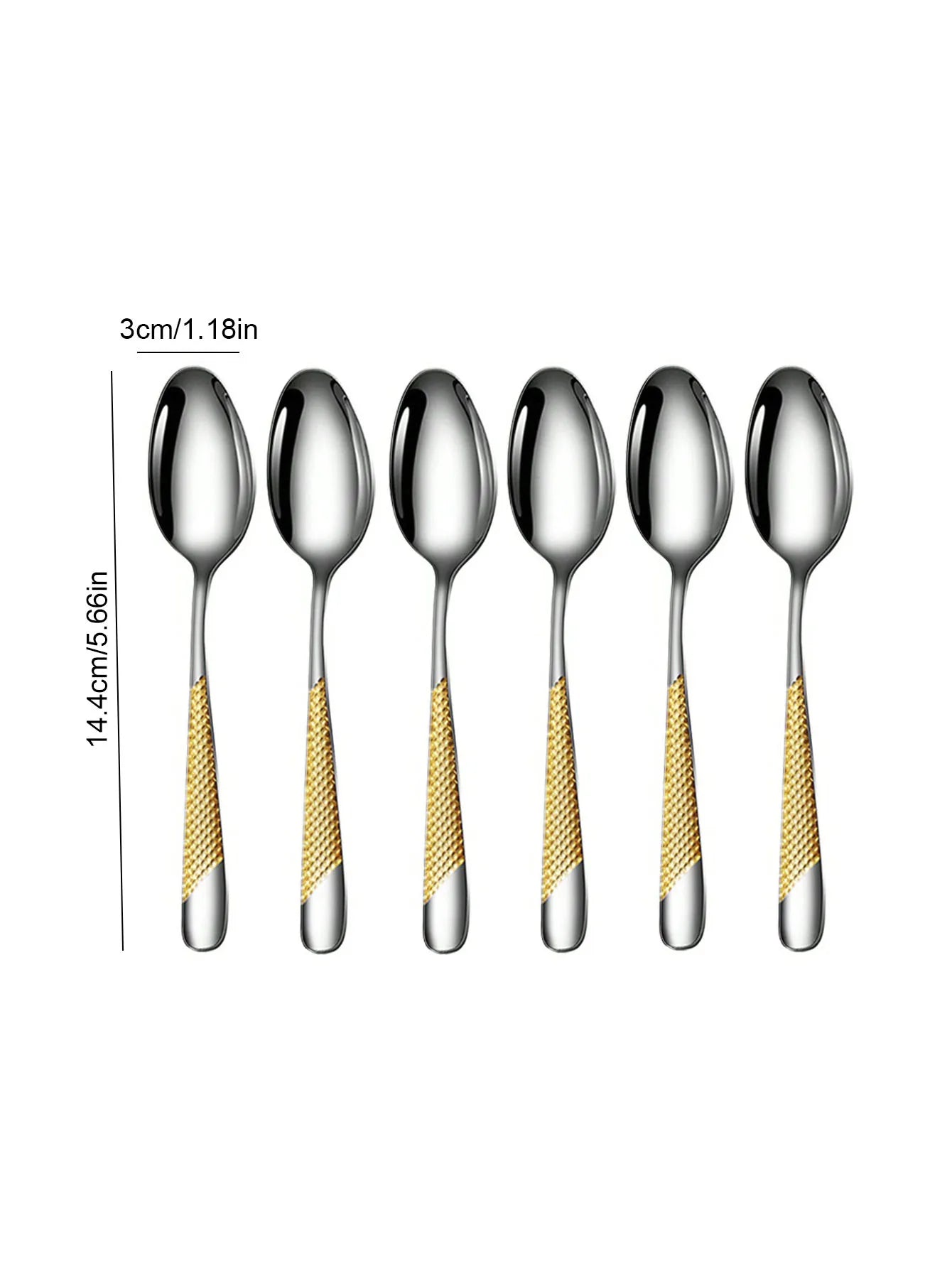 6pc/30pc Stainless steel star drill dinnerware set knife, fork ,and spoon set for the kitchen and dining room.