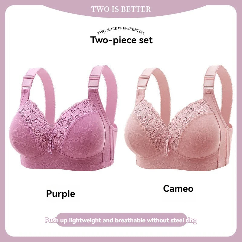 Women Lace Bras, Ultra-Thin Perspective Deep V Bra Plus Size Cup active bra.