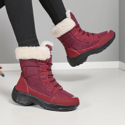 Women's Winter Keep Warm Mid-Calf, Waterproof  Boots High Quality Non-slip Boots for Winter