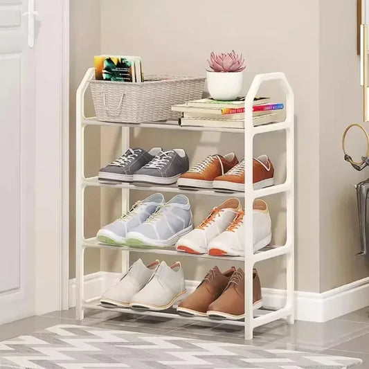 Simple Fashion Shoe Rack Trapezoidal Shoes Organizer  4-Layer