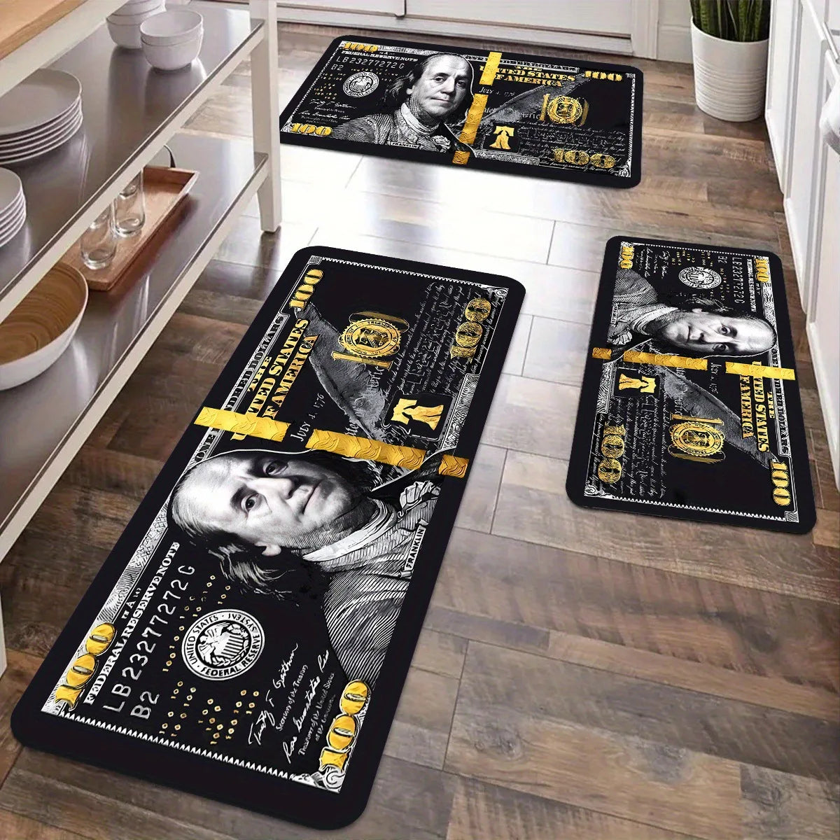 VIKAMA Kitchen Floor Mats, Entrance Door Mats, Laundry Room Long Carpets, Corridor ,Passageway Floor Mats, Home Decorations.