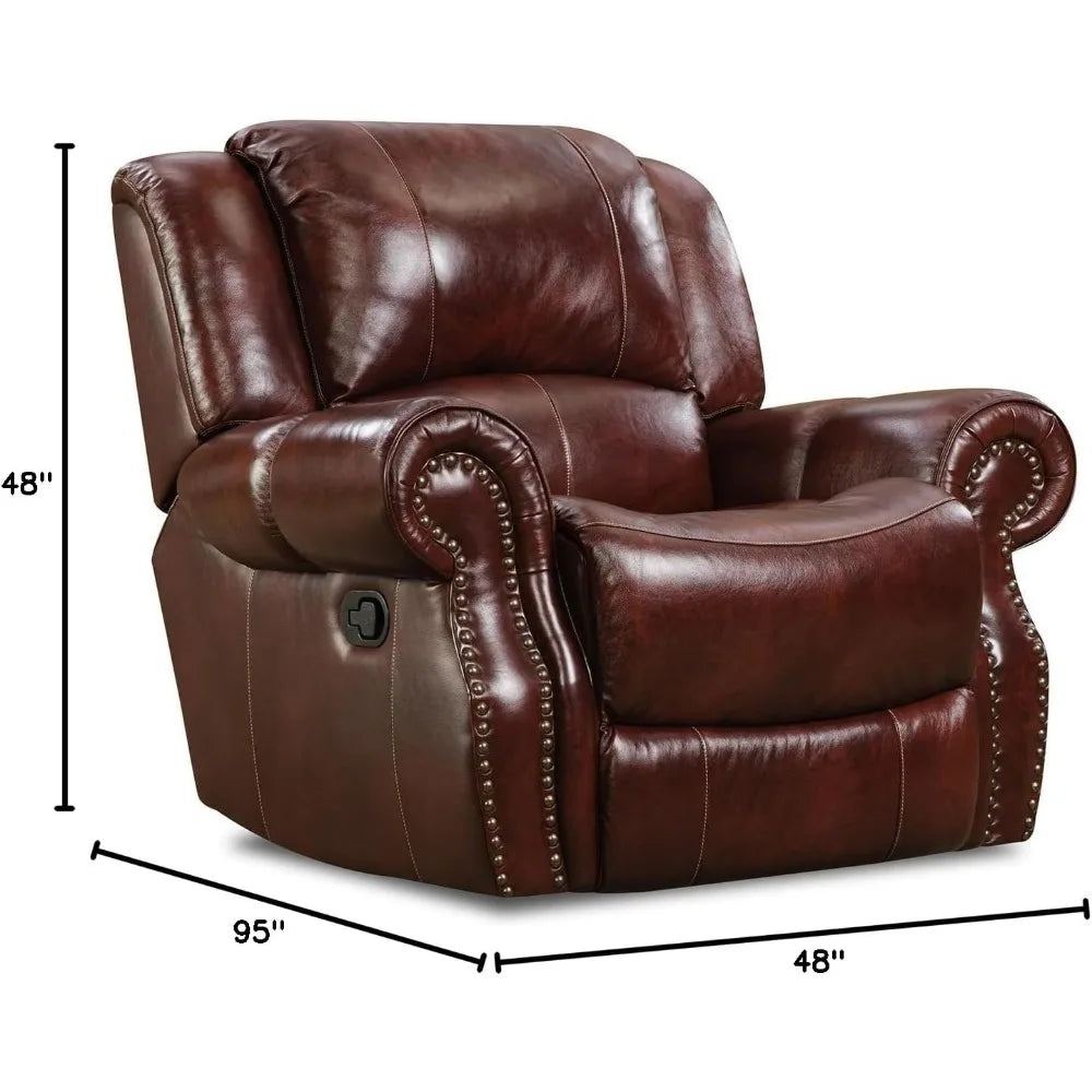 Cambridge Telluride 3 Piece Indoor Furniture Set, Deep Seating Double Reclining Sofa, Console Loveseat, and Rocker Recliner.