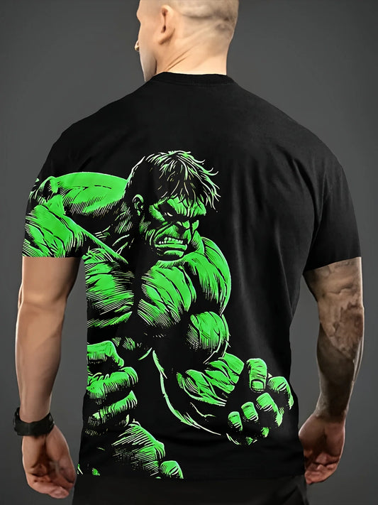 Marvel Hulk Graphic Men T-Shirt 3D Print Superhero T shirt.