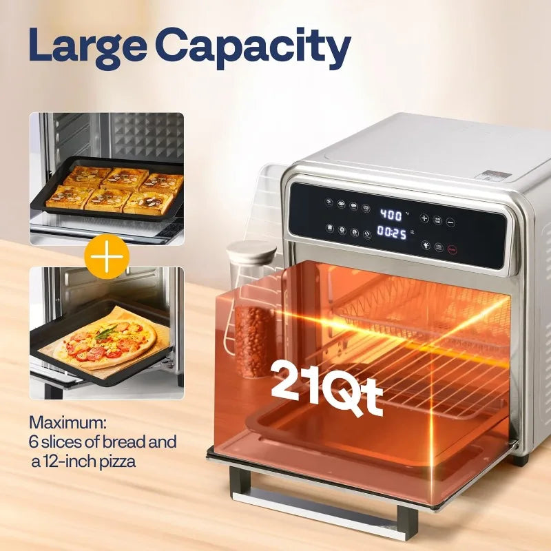 21 Qt Air Fryer Toaster Oven Combo