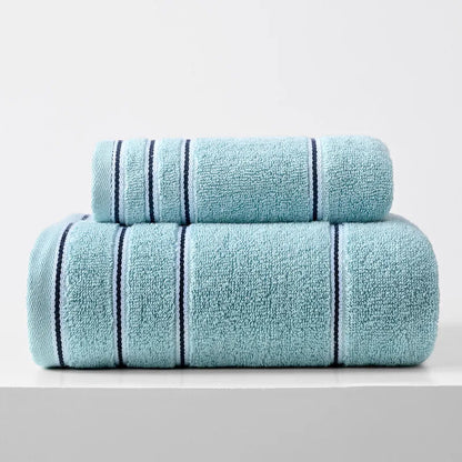 2PCS Luxurious Cotton Towel Set, Ultra Soft Highly Absorbent , for Home Bathroom 100% Cotton.