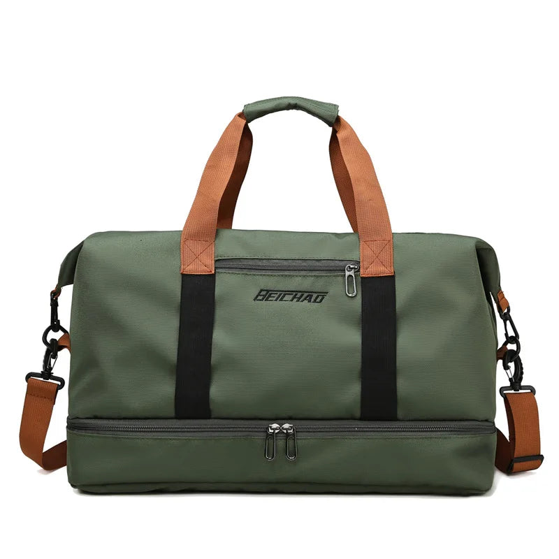 Travel Gym Bag Short-distance Luggage, Portable Fitness Bags Shoulder Crossbody, Duffle Carry On Weekender Bag.