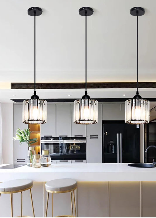 LED Creative Personality Crystal Ceiling Lamp Corridor Entrance Chandelier.