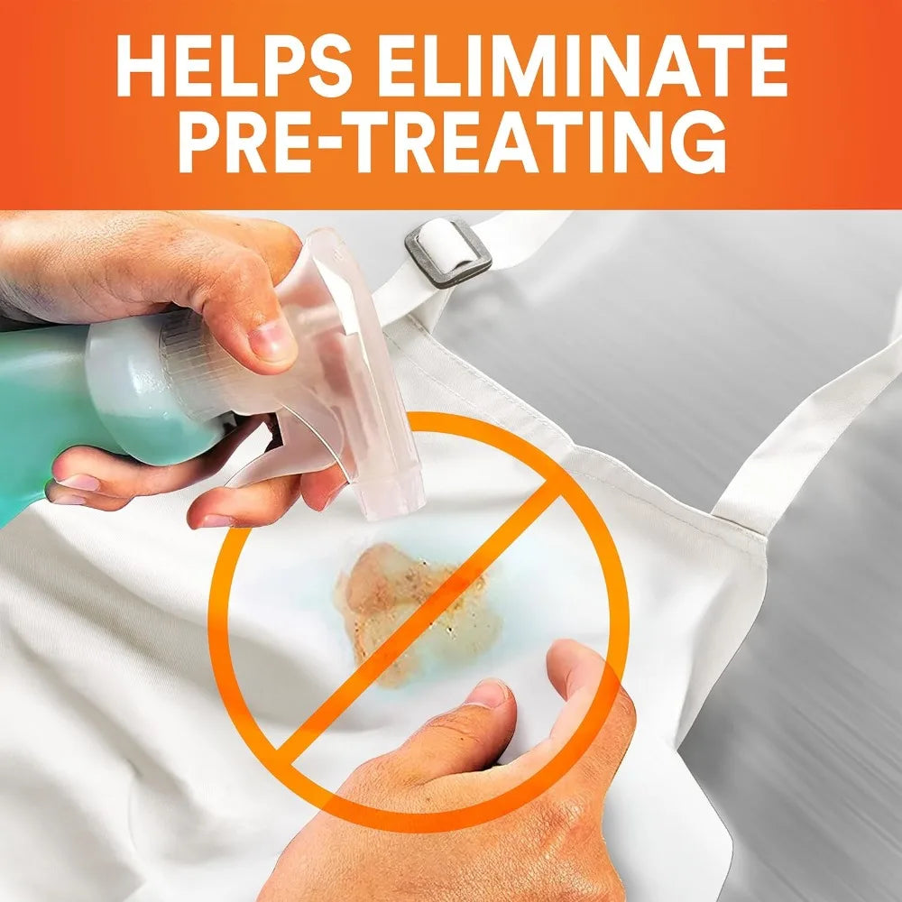 Professional Powder Laundry Detergent & Oxygen Stain Remover Bundle - 155 Loads, Commercial Grade for Hospitality, Healthcare.