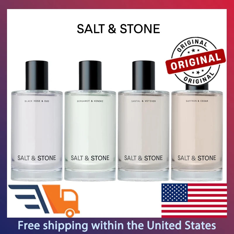 SALT & STONE Body Mist Skincare Infused Perfume, Hair Body Spray for Women and Men, 3.4 oz Original Lasting Oriental Woody Perfume.