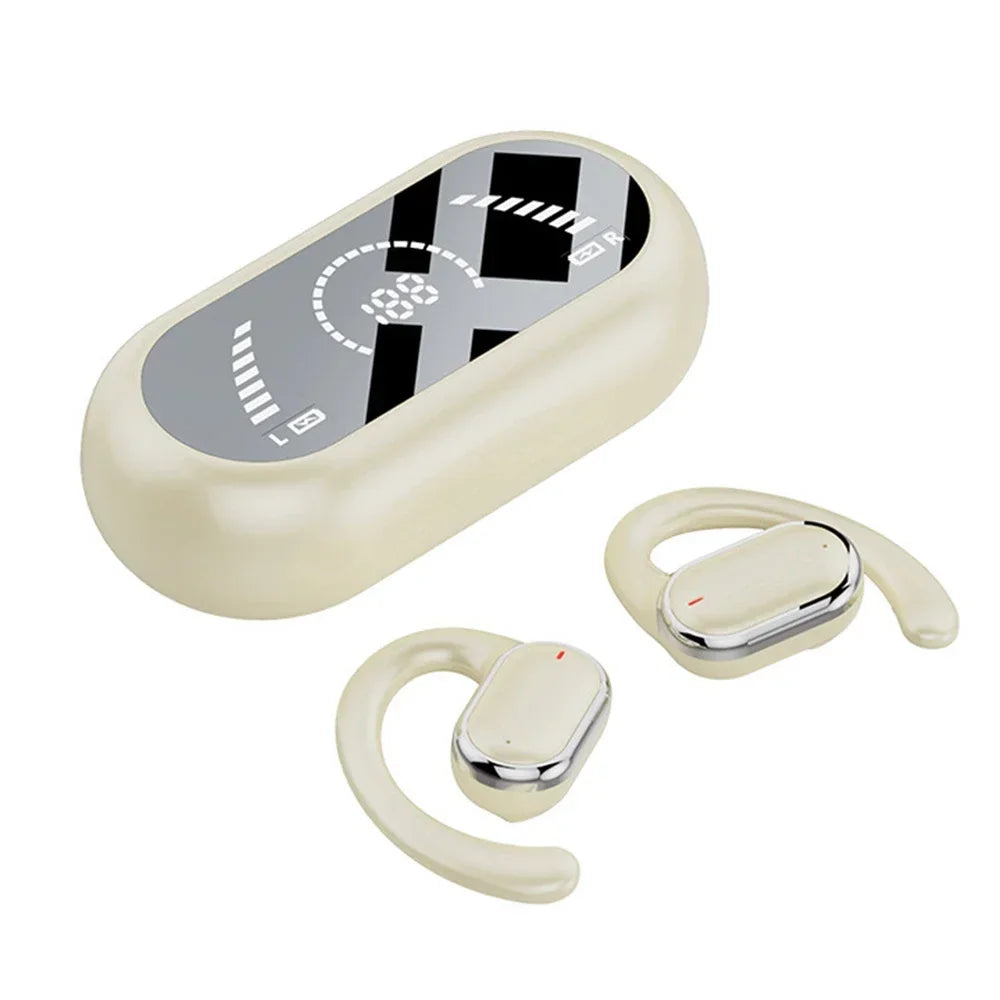 X91 OWS Ear hook Earphones, Bluetooth 5.3 Low Latency, Gaming, Sport HiFi Stereo, Noise Reduction Earbuds.