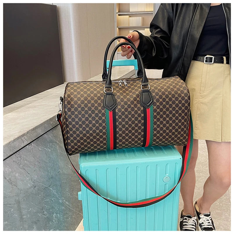 Women Bag Travel Duffle Totes, Gym, Sports Fitness, Luxury, Business, Large Capacity Casual Luggage Weekend Bag.