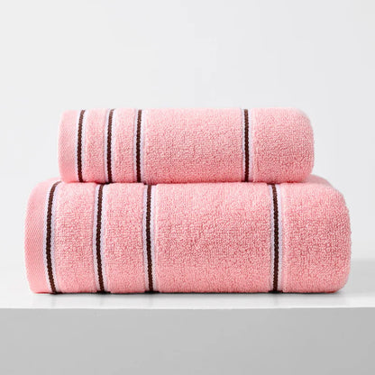 2PCS Luxurious Cotton Towel Set, Ultra Soft Highly Absorbent , for Home Bathroom 100% Cotton.