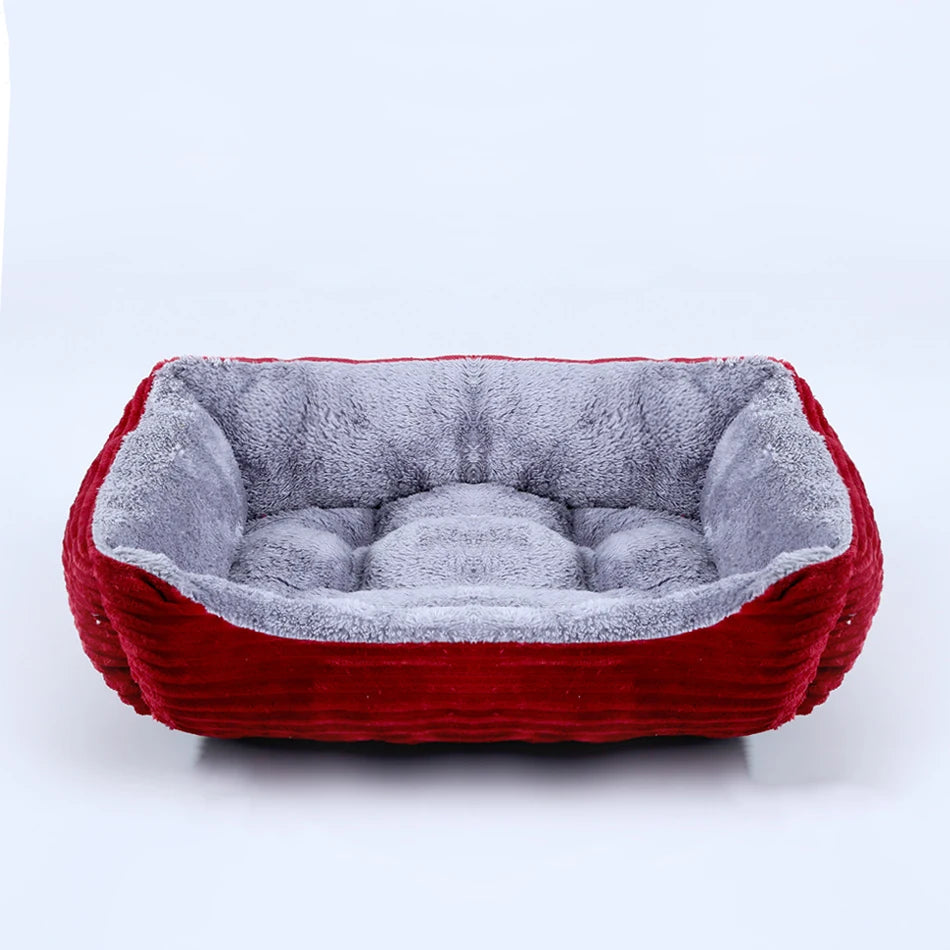 Bed for Dog, Cat, Pet  Plush Kennel, Medium, Small Dog Sofa Bed Cushion, Pet Calming Dog Bed .