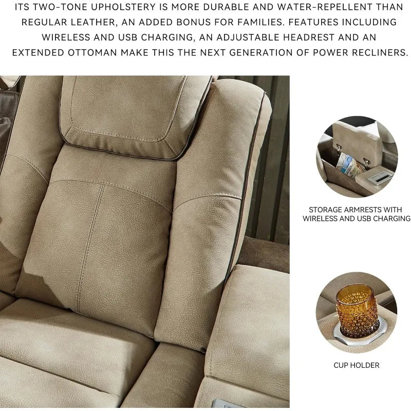 Next-Gen Power Recliner, Adjustable Headrest
