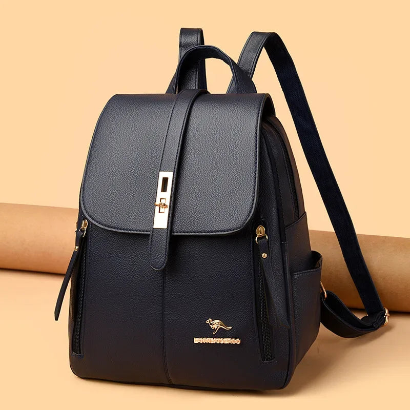 Fashionable Large Capacity Women Backpack, Simple Style Dual-Shoulder Bag.
