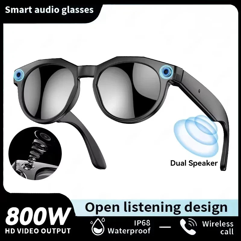 8K HD AI Smart Glasses, Chat GPT 800MP Camera, Bluetooth, Call AI Translation ,Voice Assistant Control ,Sunglasses Women Men 2026.