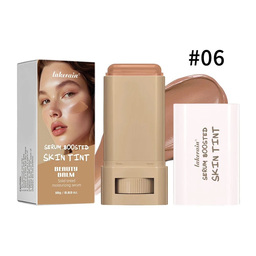 Skin Tint Foundation Stick, Eraser Concealer Foundation Stick Serum Boosted Smooth Plumper Hight Coverage .