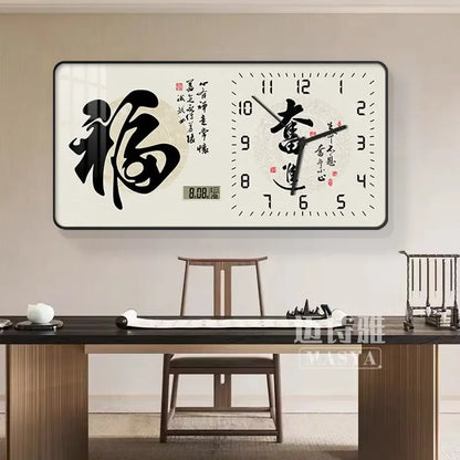 Digital Luxury Large Wall Clock, silent Timepiece,  Living Room Decorations!!