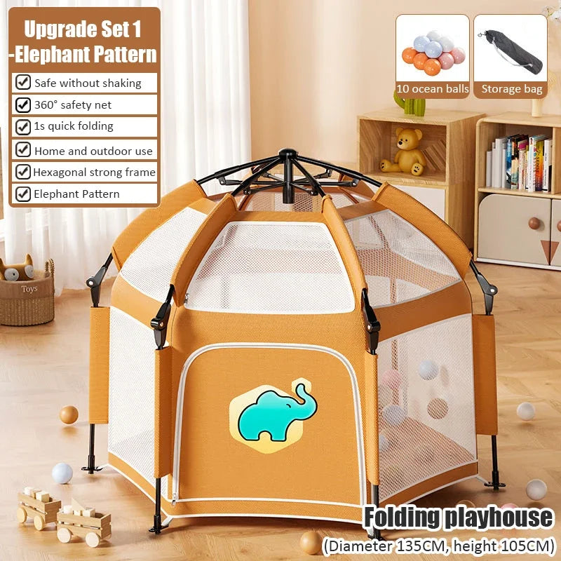 Portable Outdoor Camping Pop Up Tent , Indoor Kids Tents,  Baby Play House