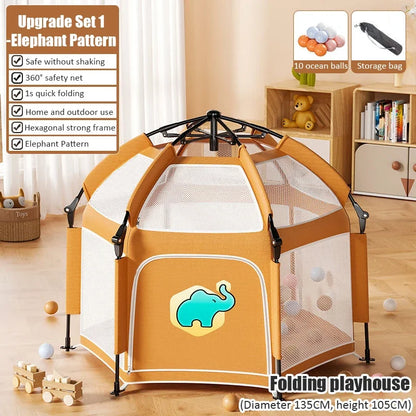 Portable Outdoor Camping Pop Up Tent , Indoor Kids Tents,  Baby Play House