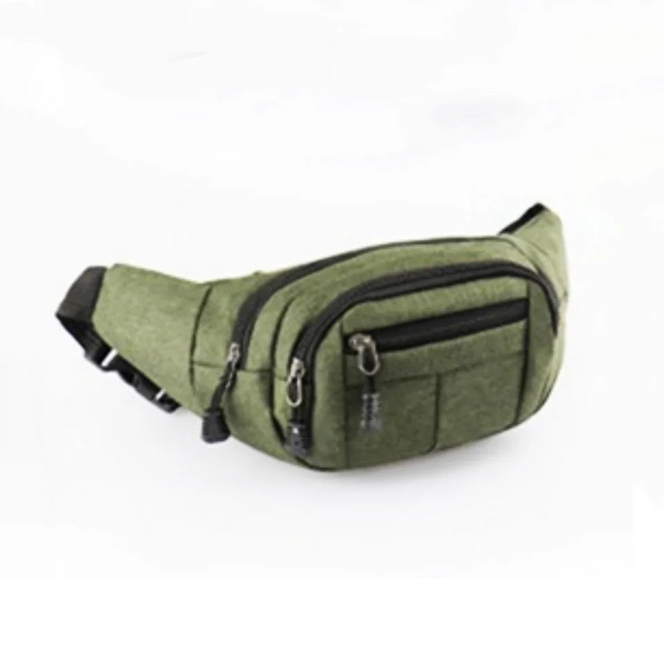 Men's Breast Package Waterproof  Sports Bag  Crossbody Banana Bag