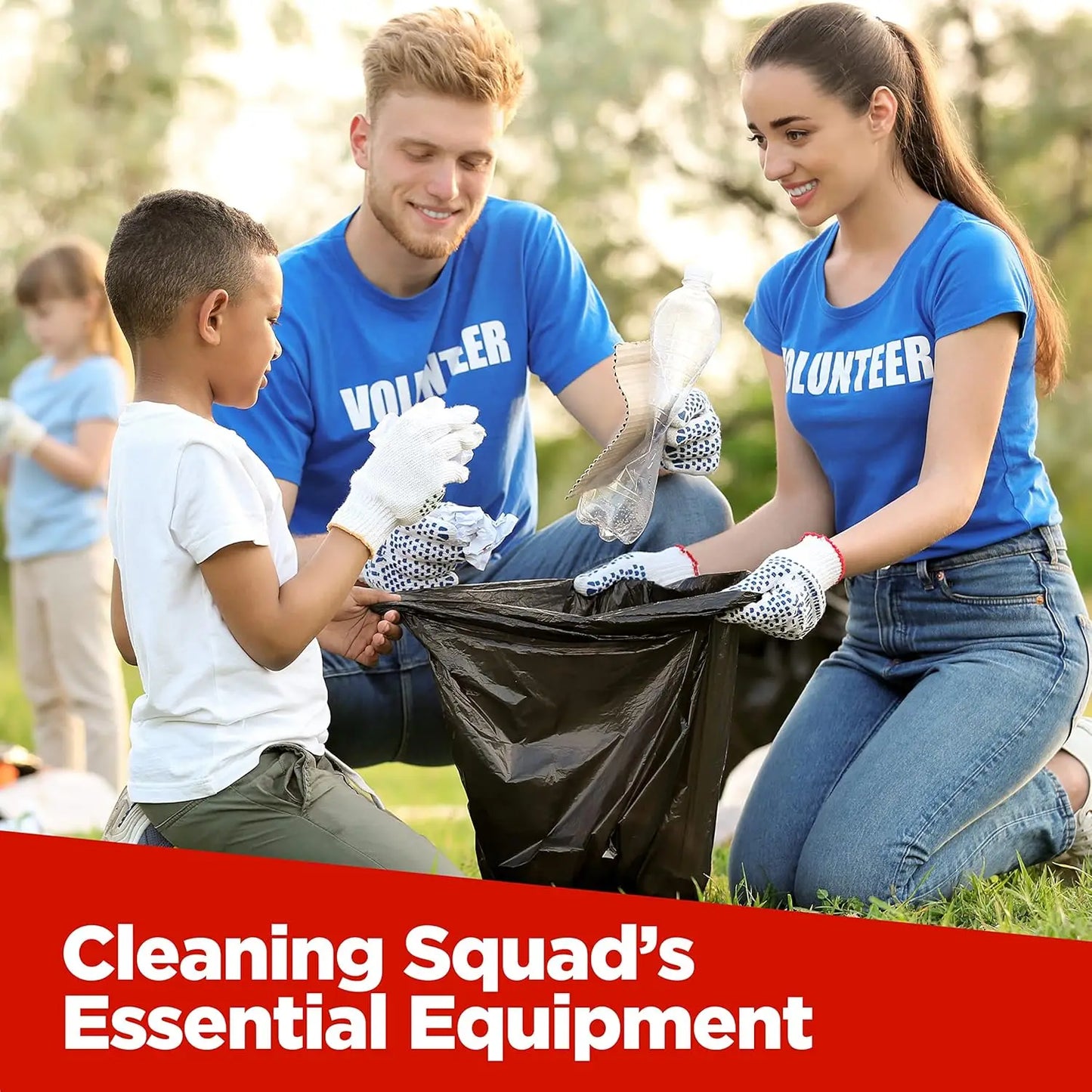 Heavy Duty 30-33 Gallon Trash Bags, 32 x 38" Black Garbage Bags (250 Count) - Made in USA.