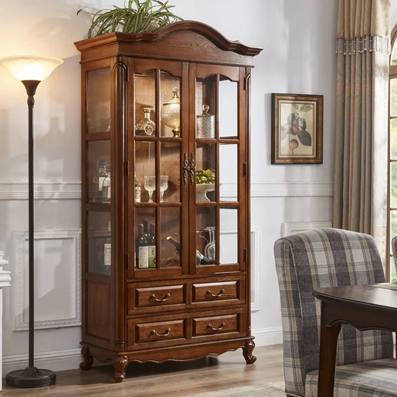 Storage Living Room Cabinets Display  Vintage Glass  Unique Furniture