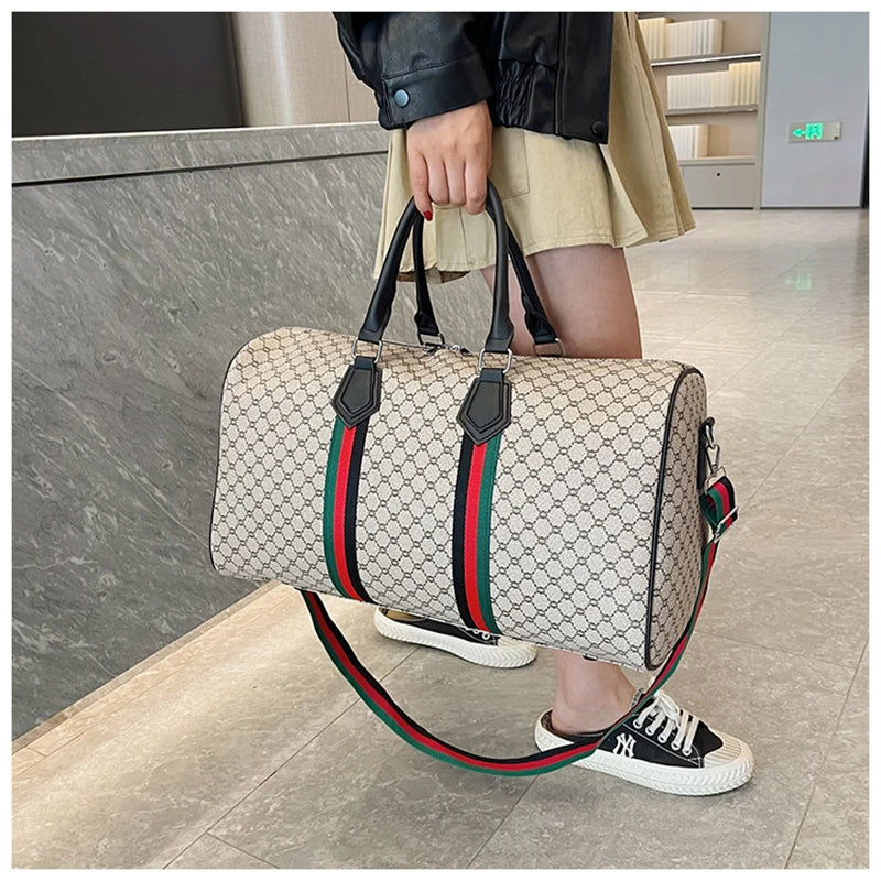 Women Bag Travel Duffle Totes, Gym, Sports Fitness, Luxury, Business, Large Capacity Casual Luggage Weekend Bag.