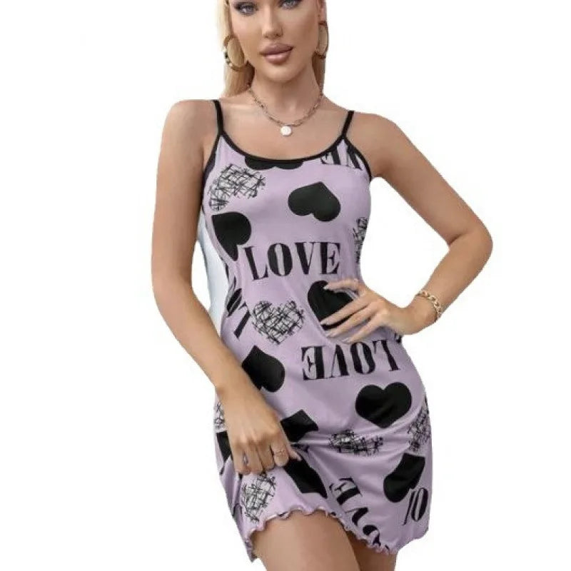Women's Pajamas Sexy Dress Night Dress for Woman  Nightgowns Summer Pajama