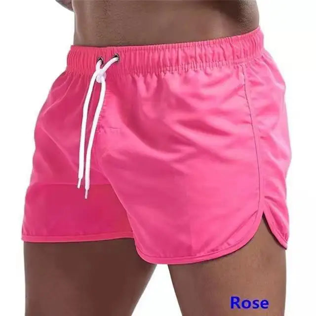 Summer Men's Swimwear,  Sexy Swim Trunks, Men  Low Waist Breathable Beach Wear.