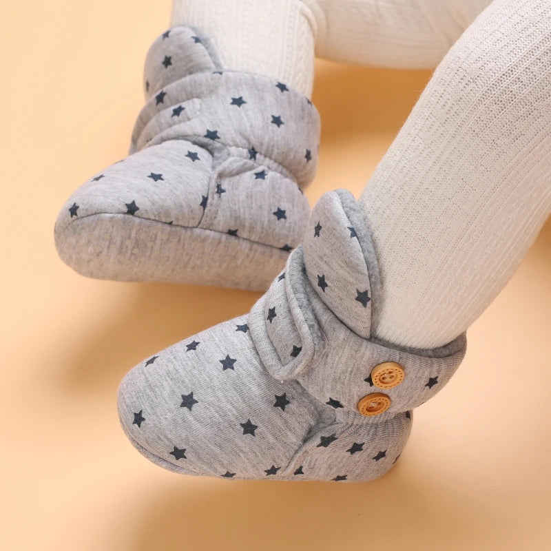 0-18M  Boots For Newborn Baby Girl Snow Boots, Winter Shoes Baby Boy Thermal Shoes.