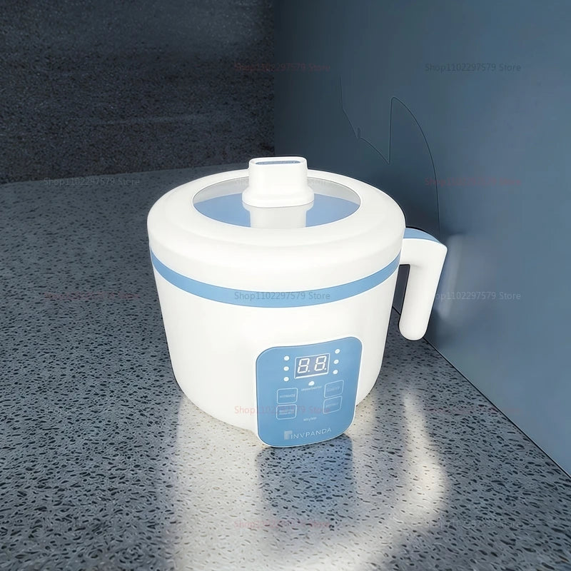 Electric Hot Pot for 1-2 People Multifunction Nonstick Rice Cooker,