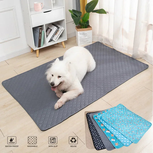 Tapis absorbants pour chien, lavables, réutilisables, antidérapants.