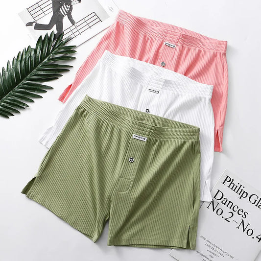 Sexy Men Cotton Boxer Briefs, Mesh Boxers Shorts.