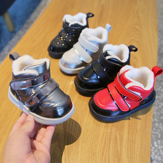 Kids Boots,  Boys  Shoes, Fashion Warm  Girls Sneakers, Baby Short Boots.