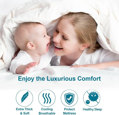 King Mattress Topper, Back Pain Relief,