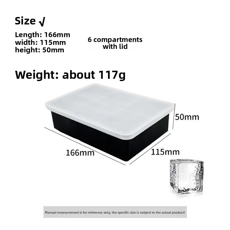 4/6/8/15Grids Silicone Ice Cube Molds ,Spherical Ice Molds Reusable Whiskey Ice Cube Molds.