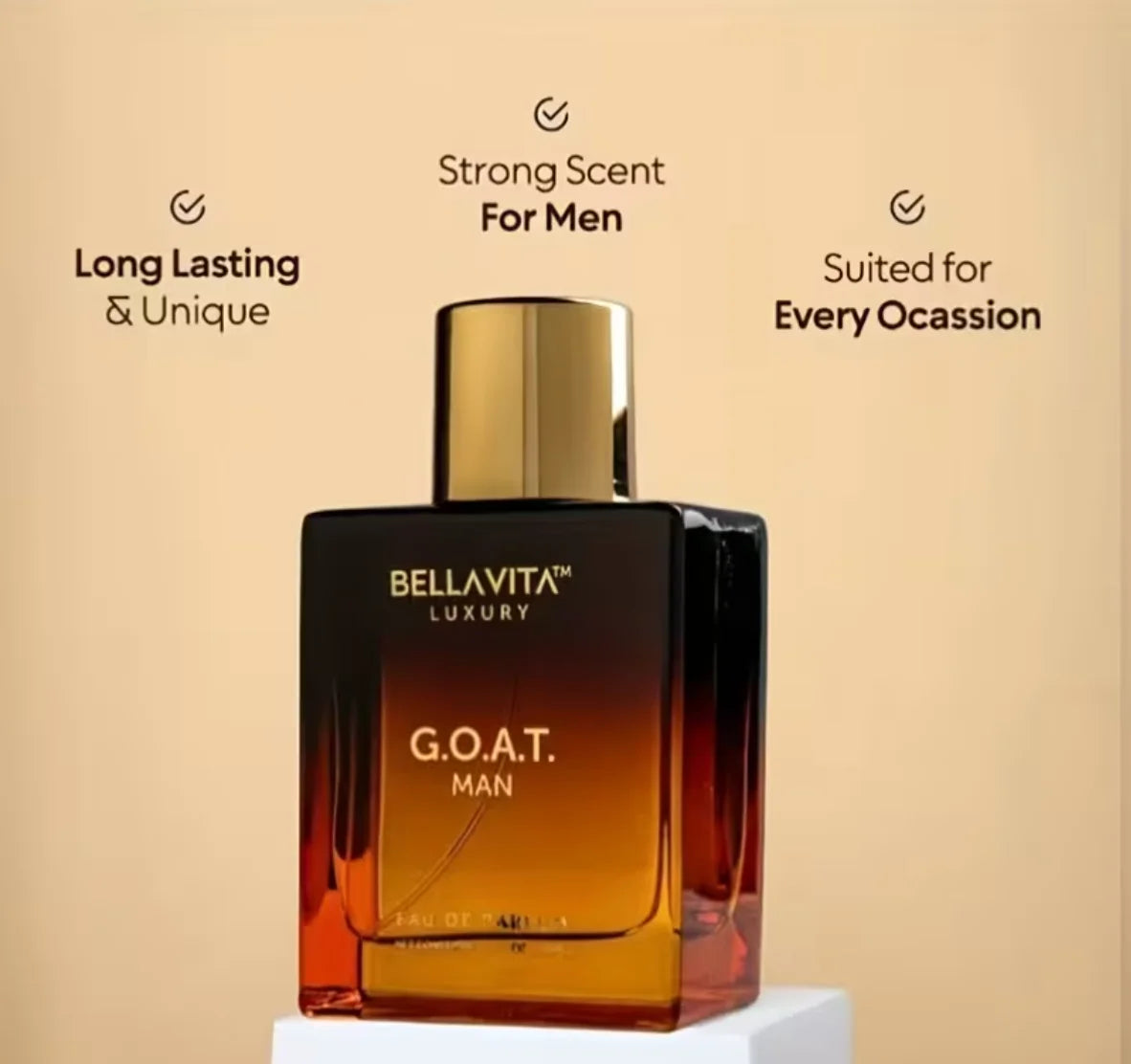 Bella Vita Luxury Elite Men Perfume Gift Set | Sigma Male Series (CEO & G.O.A.T.) | Long-Lasting.