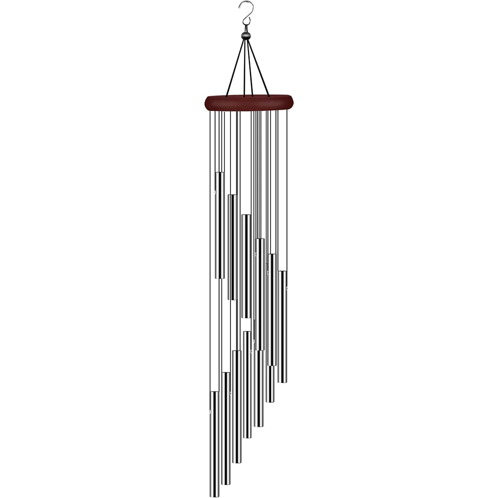 Beautiful and Soothing Musical Wind Chime, with 12 Tubes and Bells - Perfect for Relaxation and Meditation!!