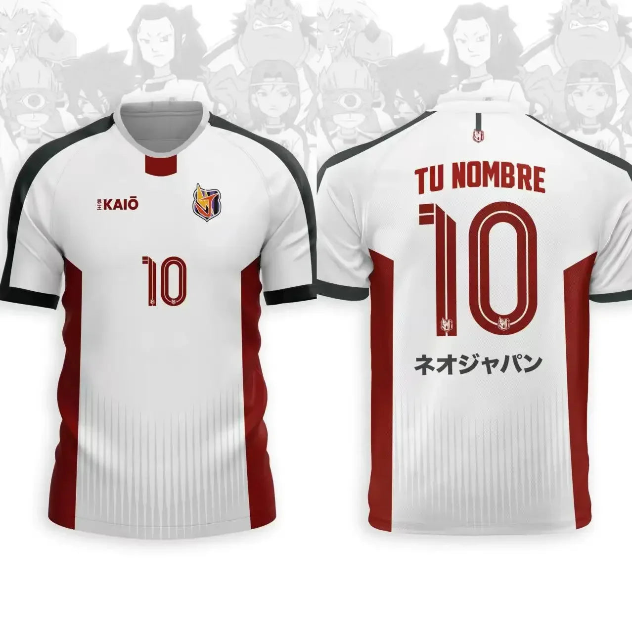 Soccer Anime Jersey Boys Girls Clothes Sports Casual Breathable Quick Dry Oversized Daily Training Tee.