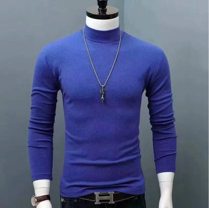 Thermal Underwear Shirt Men V Neck Fleece Sport Tops Long-Sleeved 5XL