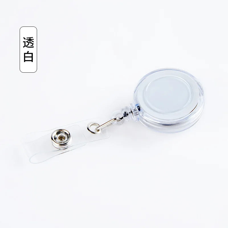 10pcs Retractable Badge Holder Clips for Nurse ID Badge, Reel with Belt Clip Doctor ID Card Chain Clips School Student Office.