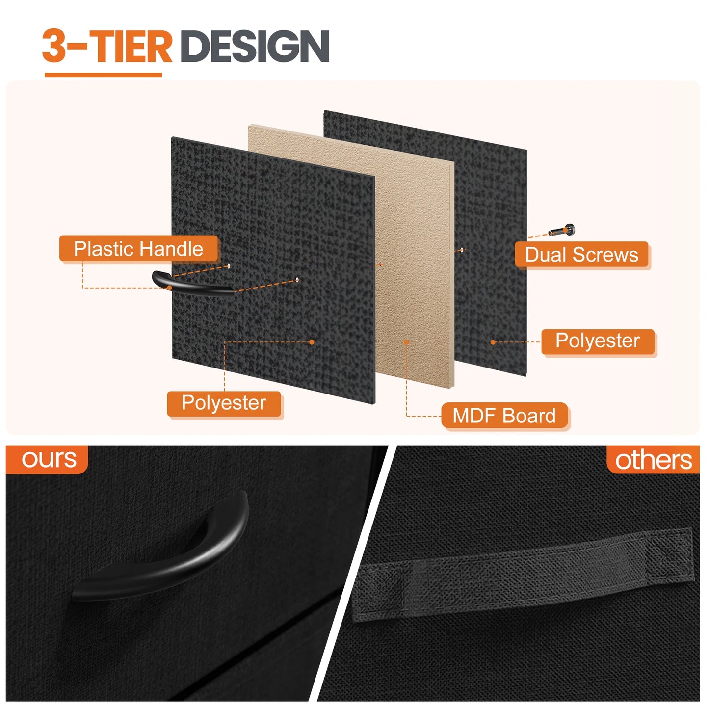 Nightstand Bedside Coffee Table Storage For Bedroom