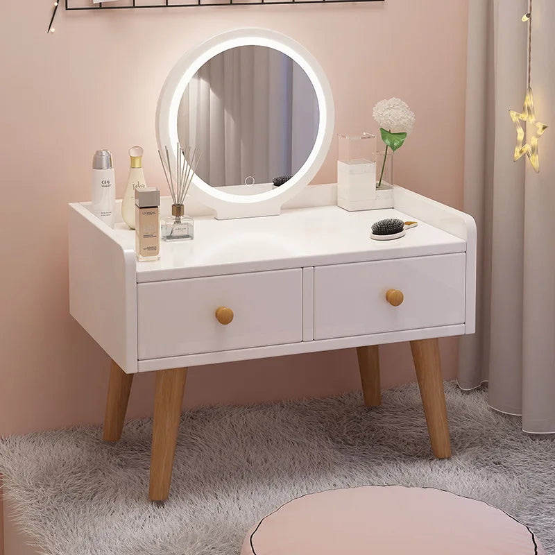 bay window dressing table makeup  cabinet