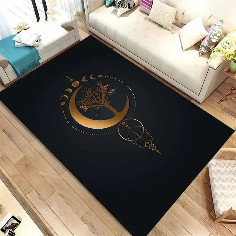 Tarot Pattern Floor Mats, Door Decoration, Home Living Room
