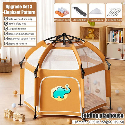 Portable Outdoor Camping Pop Up Tent , Indoor Kids Tents,  Baby Play House