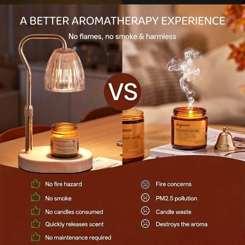 35W Candle Warmer Lamp, Aromatherapy ,Heating Lamp for Romantic Atmosphere.