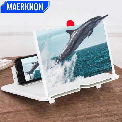 12 Inch Phone Large Screen Amplifier 3D Magnifying Glass