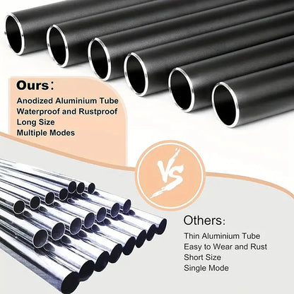 Classic 26 Inch Aluminum Pipe Wind Chimes With Wooden Hanging Tag.